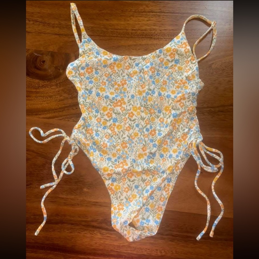 Sun bleached swim one-piece